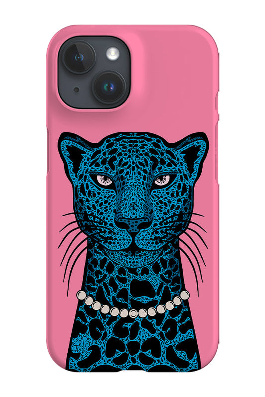 RoyalCovers.uk - Bold Cheetah Phone Case (Blue Pink)