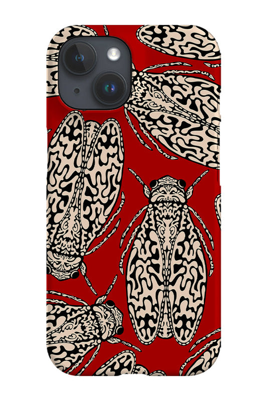 RoyalCovers.uk - Bug Scatter Phone Case (Red Cream)