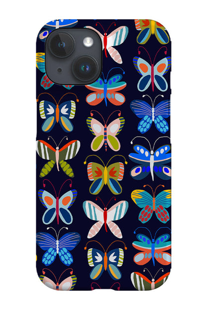 RoyalCovers.uk - Butterfly Stripe Phone Case (Green Black)