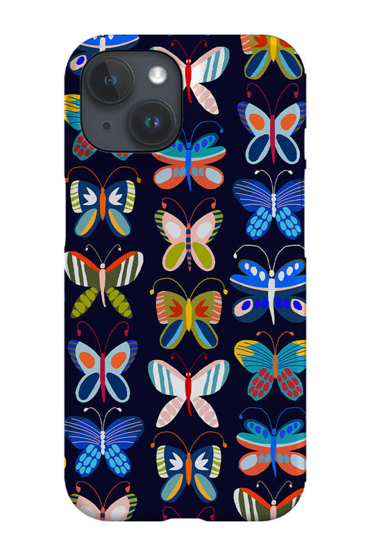 RoyalCovers.uk - Butterfly Stripe Phone Case (Green Black)