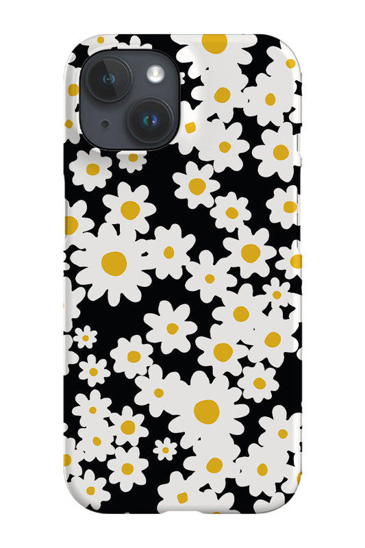 RoyalCovers.uk - Painted Daisy Phone Case (Black)