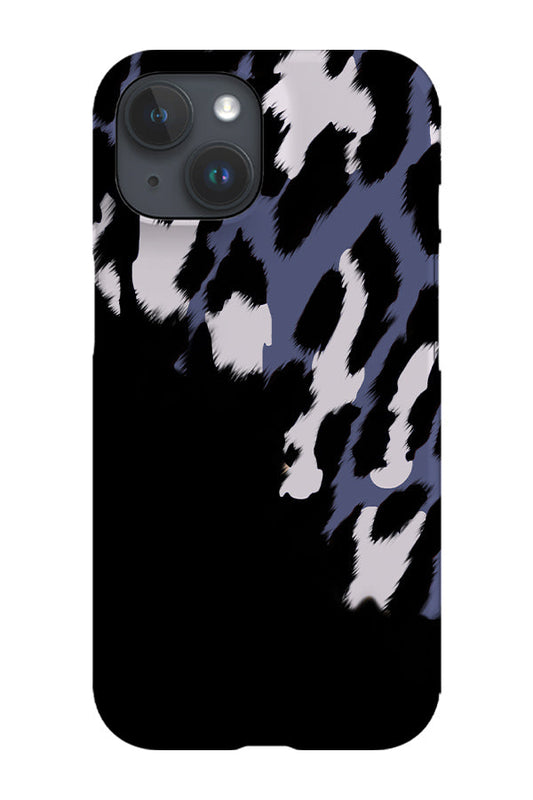 RoyalCovers.uk - Classic Leopard Print Colour Block Phone Case (Blue)