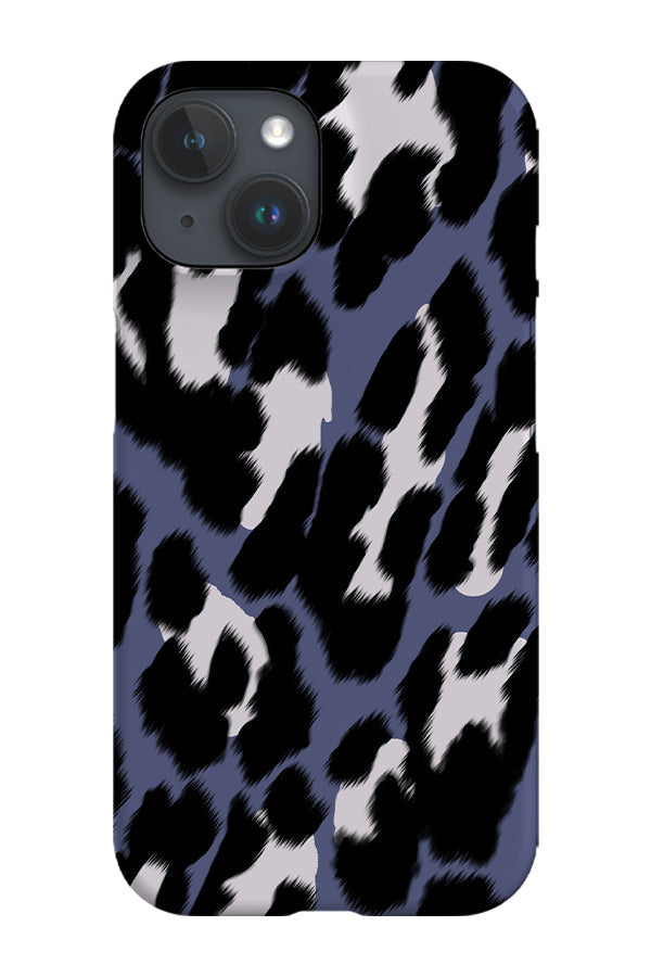 RoyalCovers.uk - Classic Leopard Print Phone Case (Blue Ink)