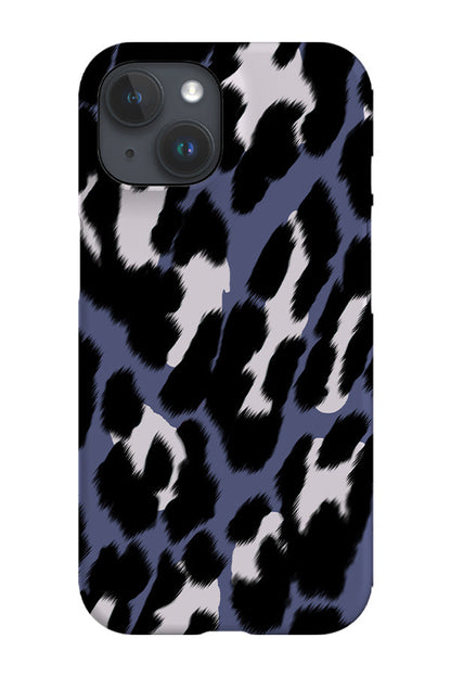 RoyalCovers.uk - Classic Leopard Print Phone Case (Blue Ink)