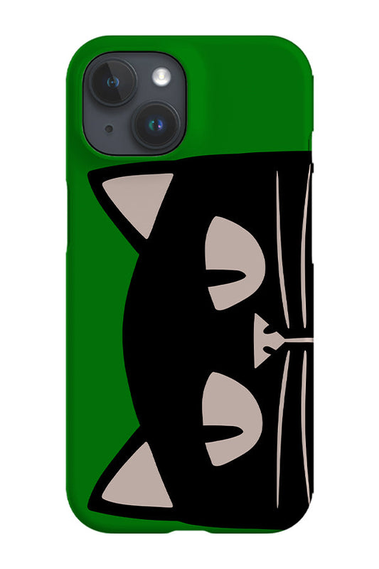 RoyalCovers.uk - Cat Head Phone Case (Green)