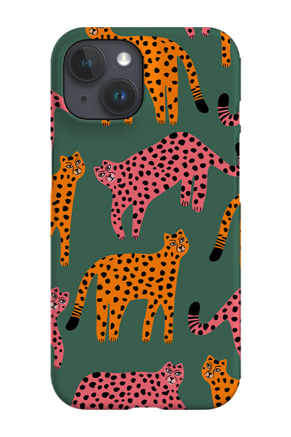 RoyalCovers.uk - Cheetah Scatter Phone Case (Green)