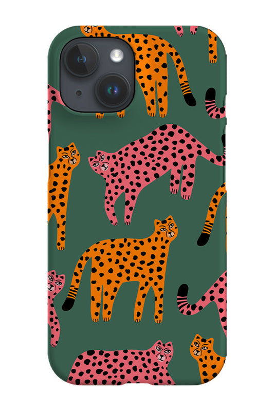 RoyalCovers.uk - Cheetah Scatter Phone Case (Green)