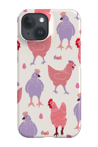 RoyalCovers.uk - Chicken Egg Scatter Phone Case (Pinks)