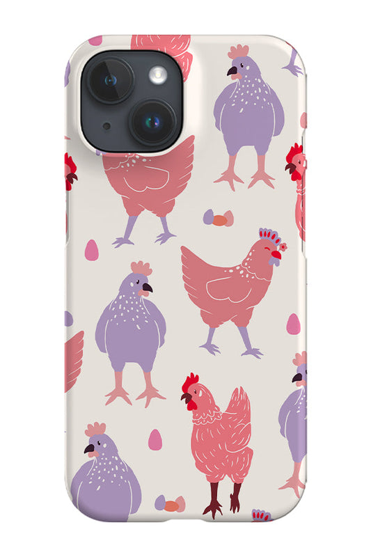 RoyalCovers.uk - Chicken Egg Scatter Phone Case (Pinks)