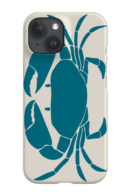 RoyalCovers.uk - Crab Block Colour Phone Case (Off White & Blue)