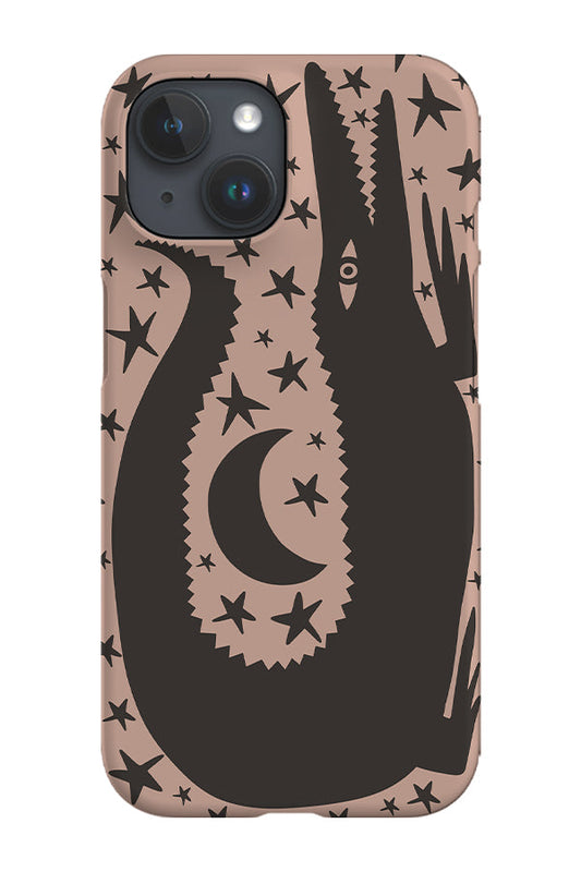 RoyalCovers.uk - Croc & Moon Phone Case (Beige)