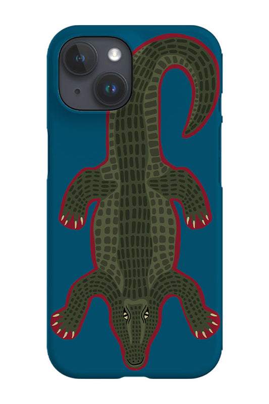 RoyalCovers.uk - Crocodile Phone Case (Dark Blue)