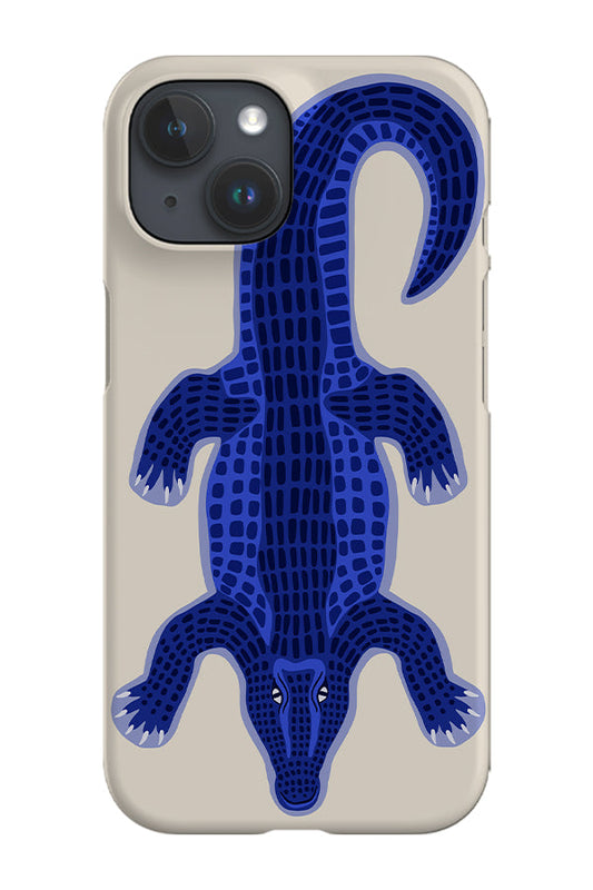 RoyalCovers.uk - Colourful Crocodile Phone Case (Off White)