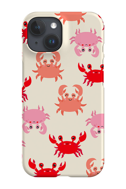RoyalCovers.uk - Cute Crab Phone Case (Pink Multi)