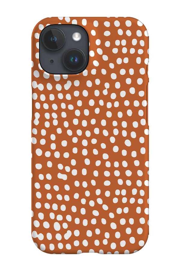 RoyalCovers.uk - Dots Colour Trend Phone Case (Burnt Orange)