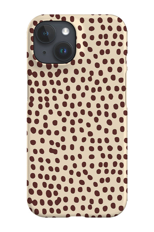 RoyalCovers.uk - Dots Colour Trend Phone Case (Beige Brown)