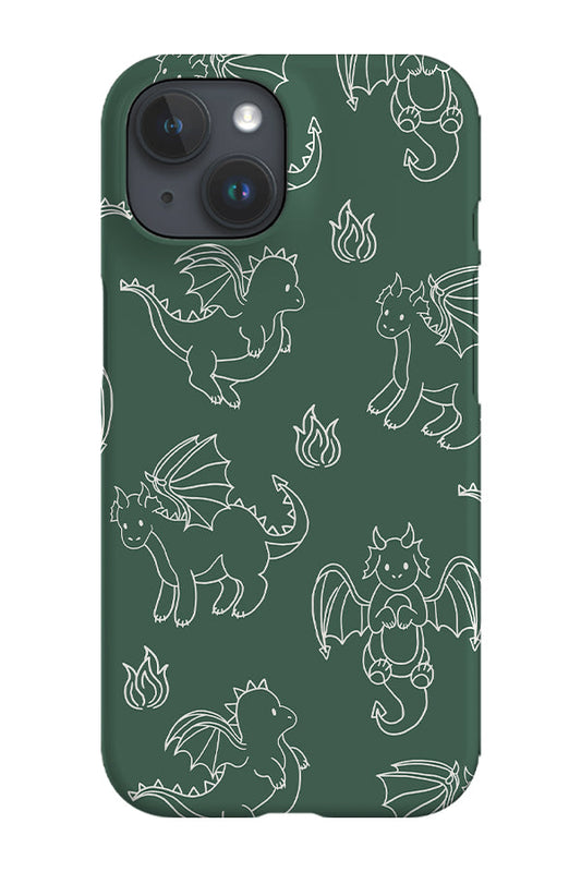 RoyalCovers.uk - Dragon Line Art Phone Case (Khaki)