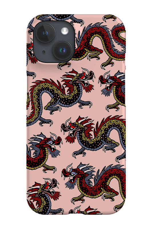 RoyalCovers.uk - Dragon Scatter Phone Case (Pinks)