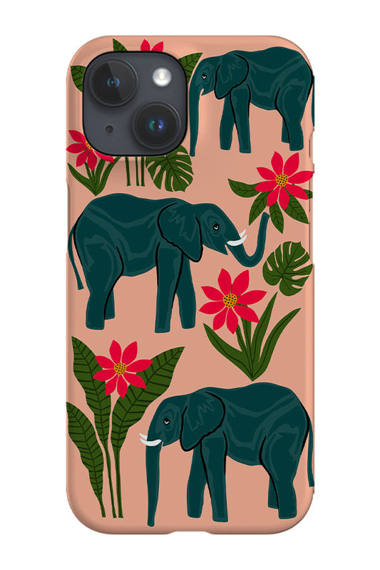 RoyalCovers.uk - Elephant & Plant Phone Case (Peach)