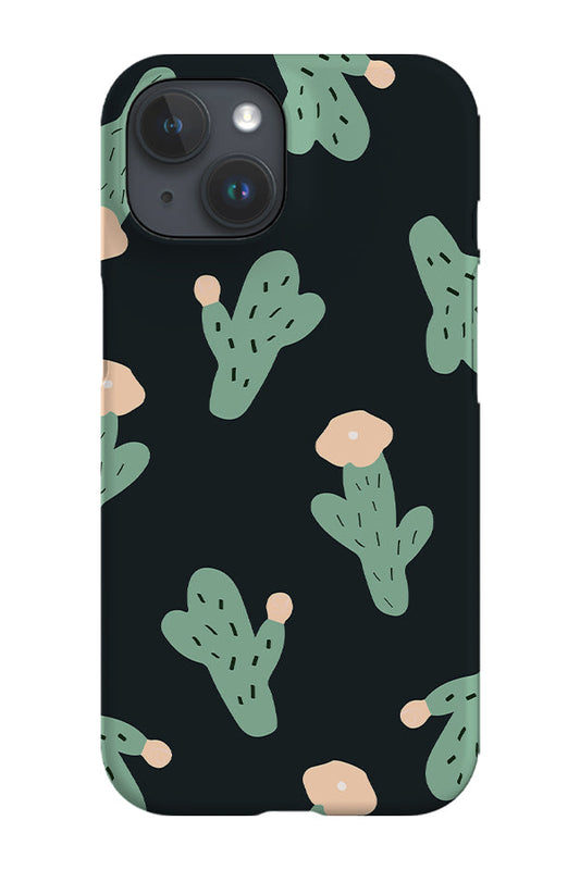 RoyalCovers.uk - Flower Cactus Phone Case (Dark Green)