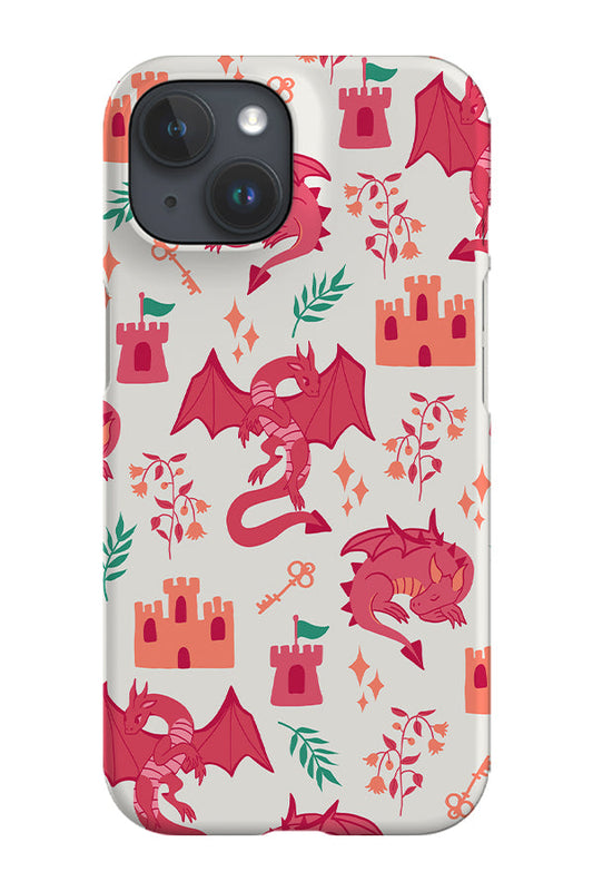 RoyalCovers.uk - Dragons Phone Case (Beige Red)