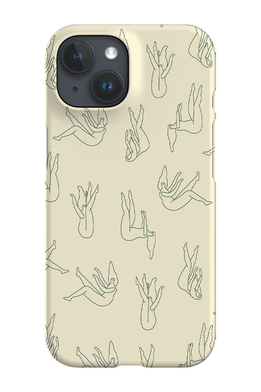 RoyalCovers.uk - Falling Bodies Phone Case (Cream Green)