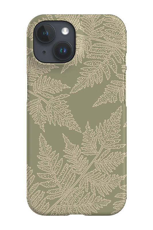 RoyalCovers.uk - Fern Oversized Scatter Phone Case (Green)