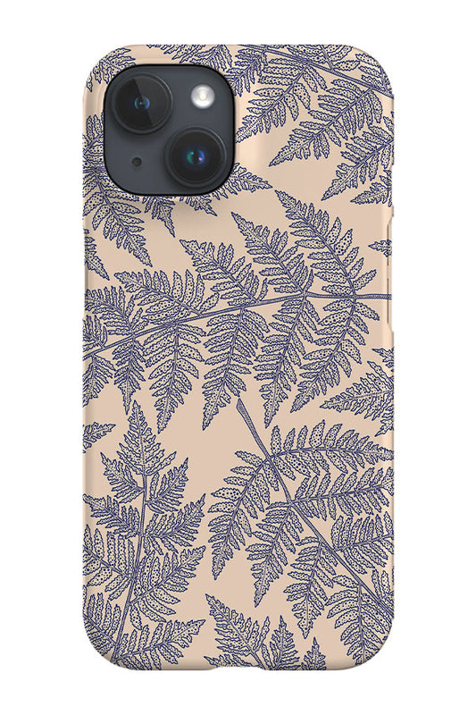 RoyalCovers.uk - Fern Scatter Phone Case (Blue)