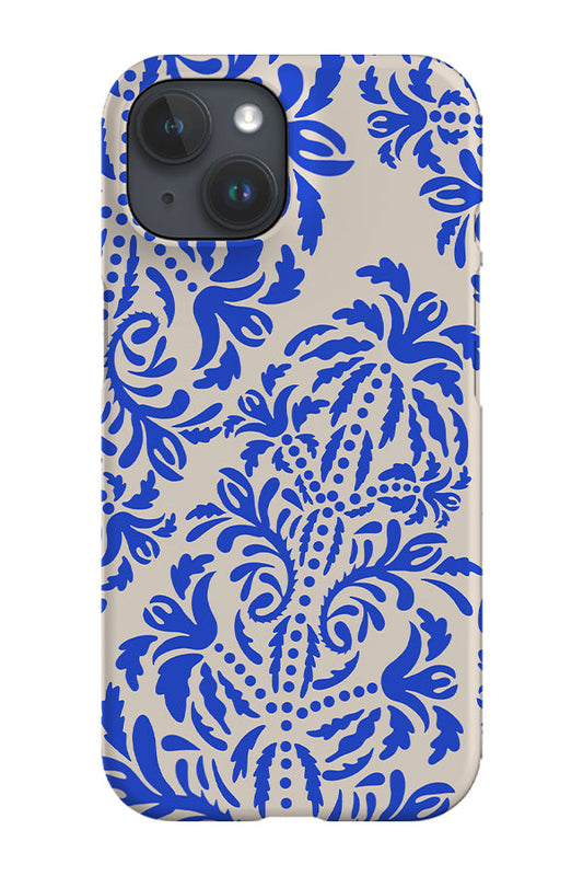 RoyalCovers.uk - Floral Phone Case (Electric Blue)