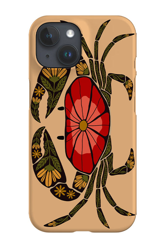 RoyalCovers.uk - Floral Crab Phone Case (Cream)