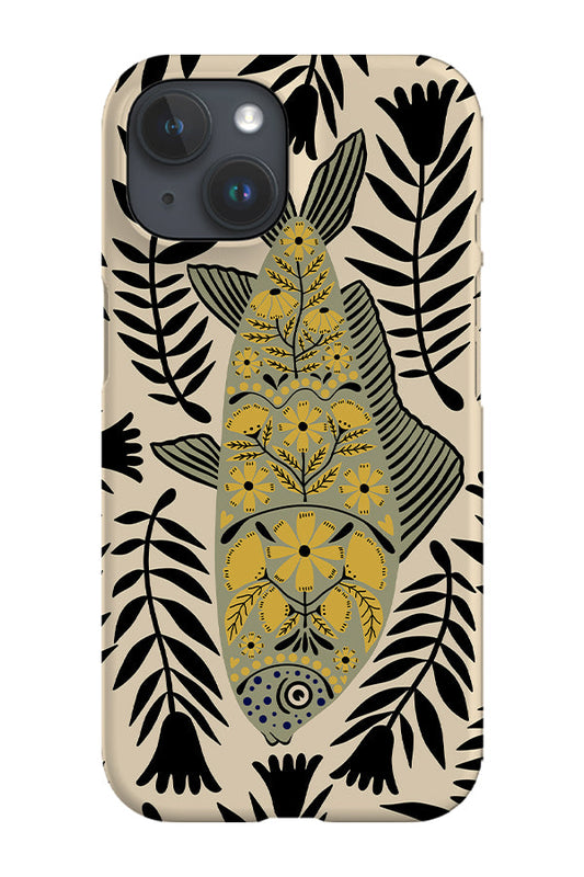 RoyalCovers.uk - Floral Fish Phone Case (Mint)