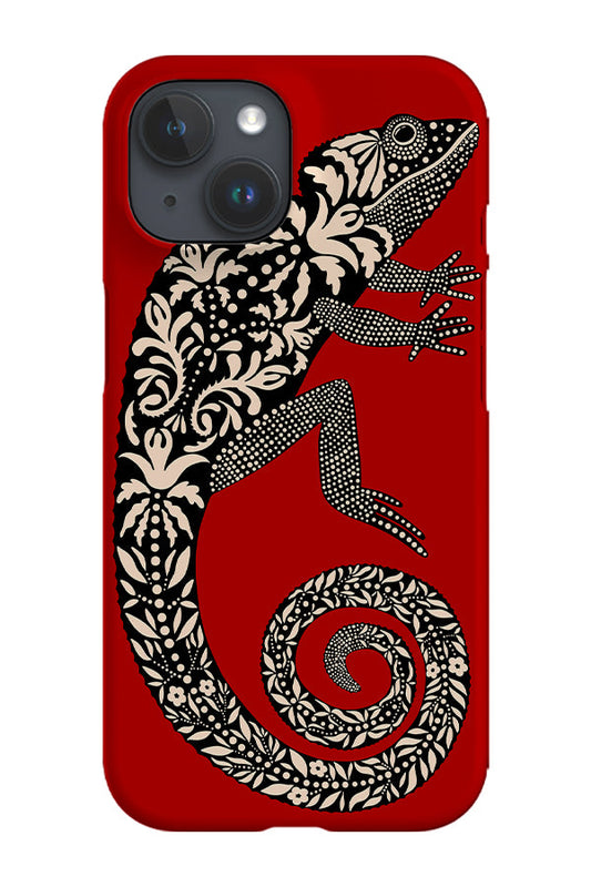 RoyalCovers.uk - Floral Lizard Phone Case (Red)