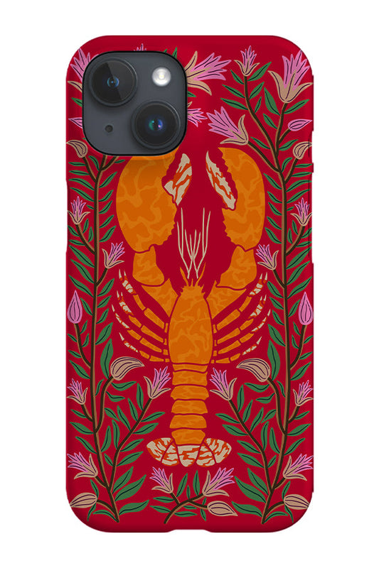RoyalCovers.uk - Floral Lobster Phone Case (Red)