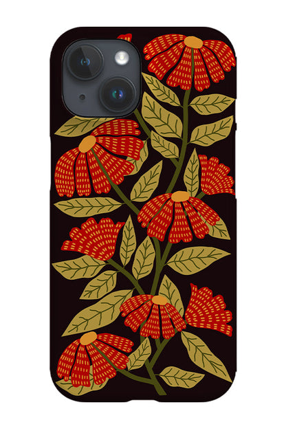 RoyalCovers.uk - Florals Phone Case (Black)