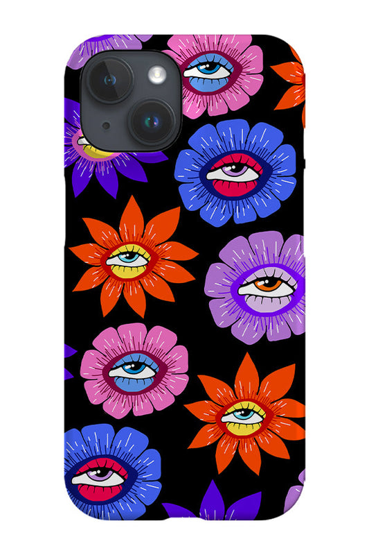 RoyalCovers.uk - Eye Flowers Phone Case (Black)