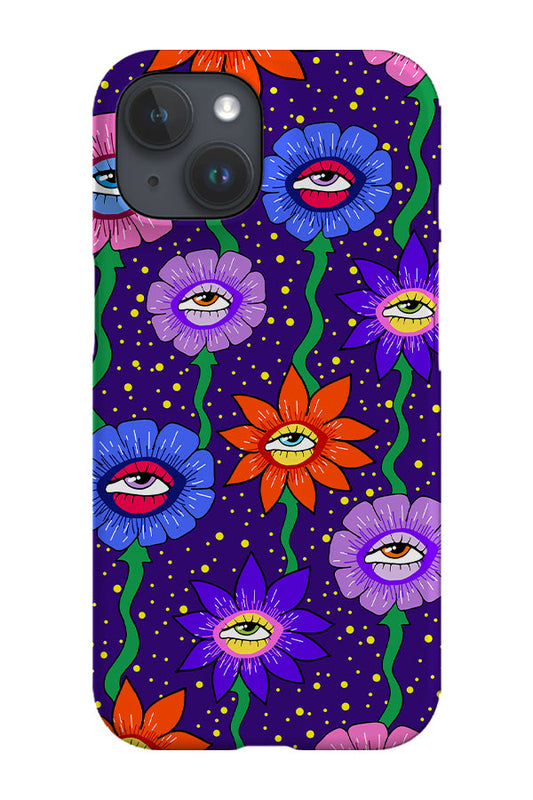 RoyalCovers.uk - Eye Flowers Phone Case (Purple)