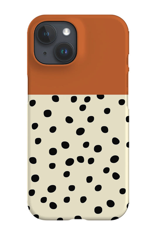 RoyalCovers.uk - Geo Dots Phone Case (Burnt Orange)