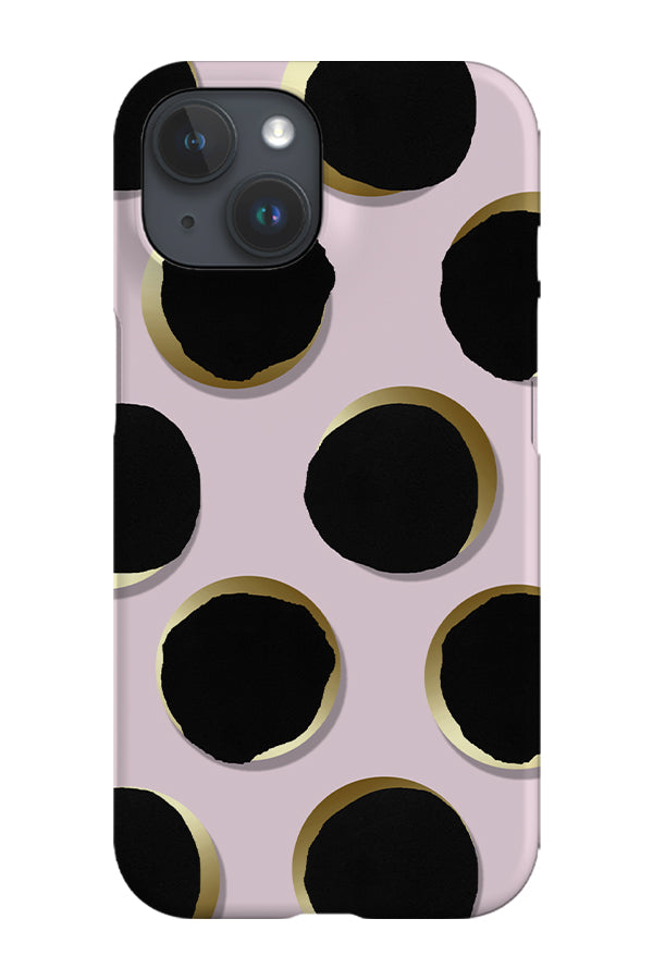 RoyalCovers.uk - Painted Golden Dots Phone Case (Pink)