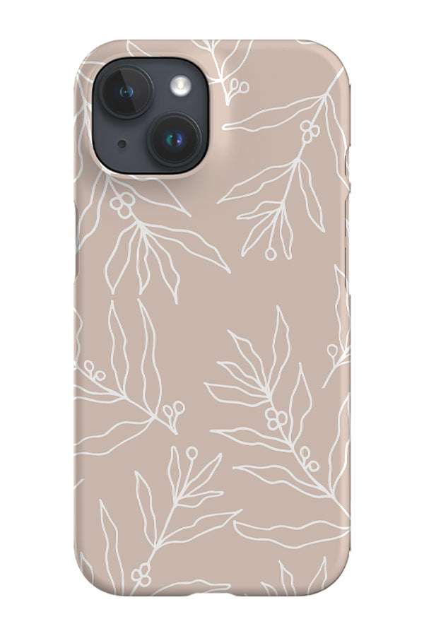 RoyalCovers.uk - Harvest Line Art Phone Case (Peach)