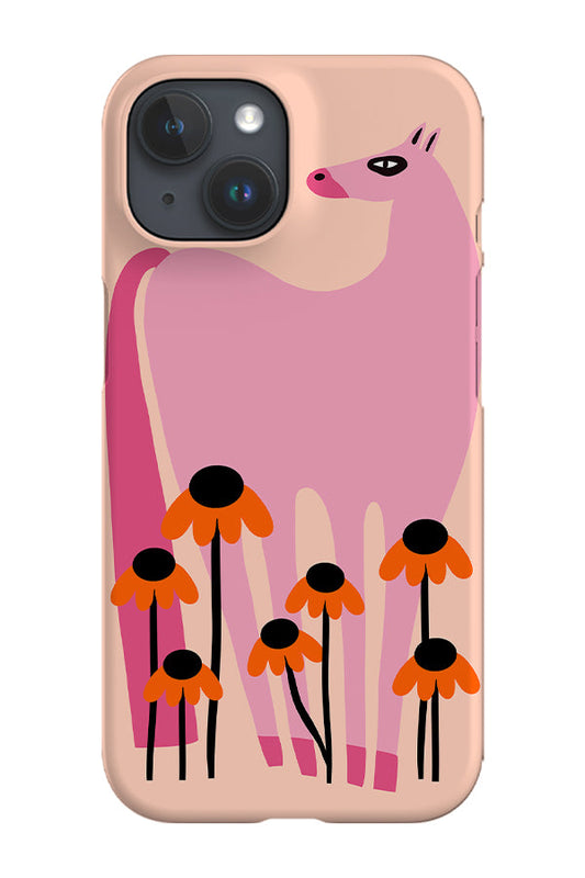 RoyalCovers.uk - Horse with Flower Phone Case (Peach)
