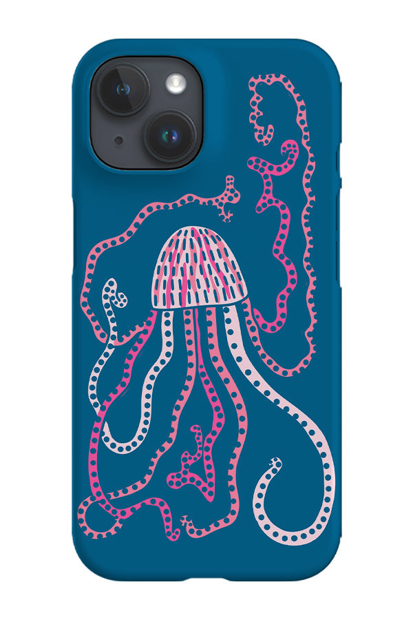 RoyalCovers.uk - Jellyfish Phone Case (Dark Blue Pink)