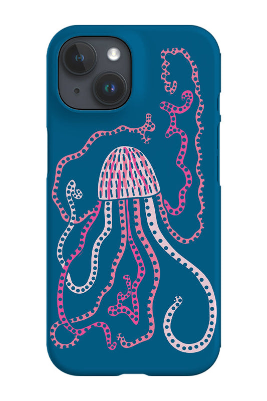 RoyalCovers.uk - Jellyfish Phone Case (Dark Blue Pink)