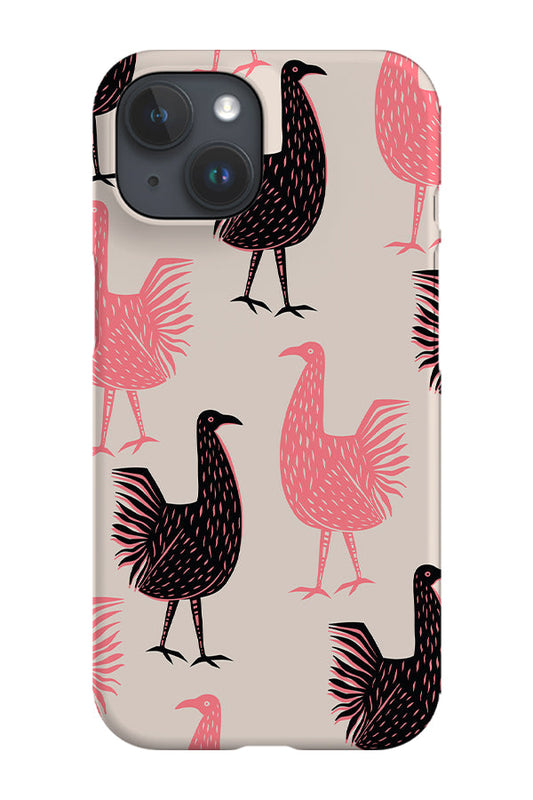 RoyalCovers.uk - Jungle Chicken Scatter Phone Case (Off White)