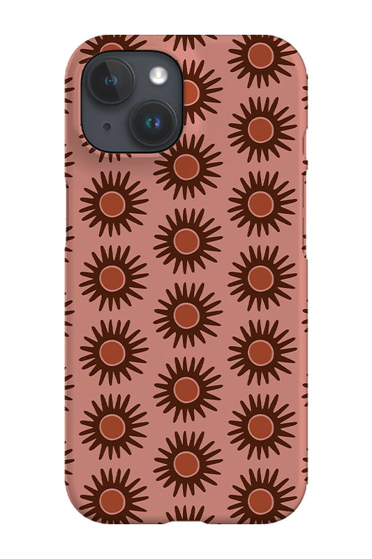 RoyalCovers.uk - Abstract Suns by Kayla Ann Phone Case (Red)
