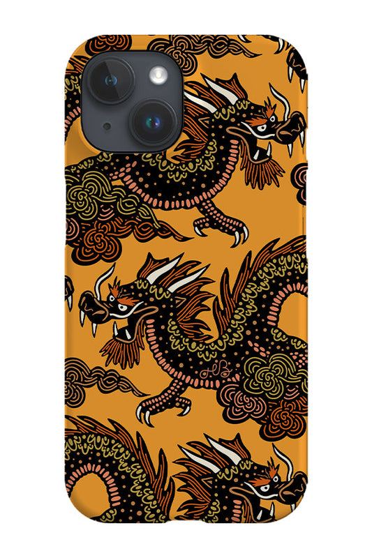 RoyalCovers.uk - Large Dragon Scatter Phone Case (Yellow)