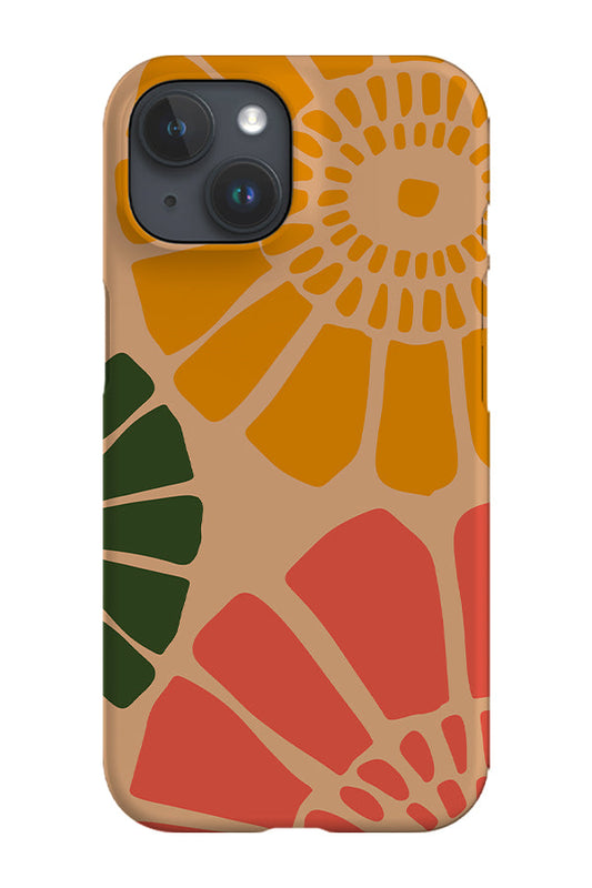 RoyalCovers.uk - Large Flower Scatter Phone Case (Peach)
