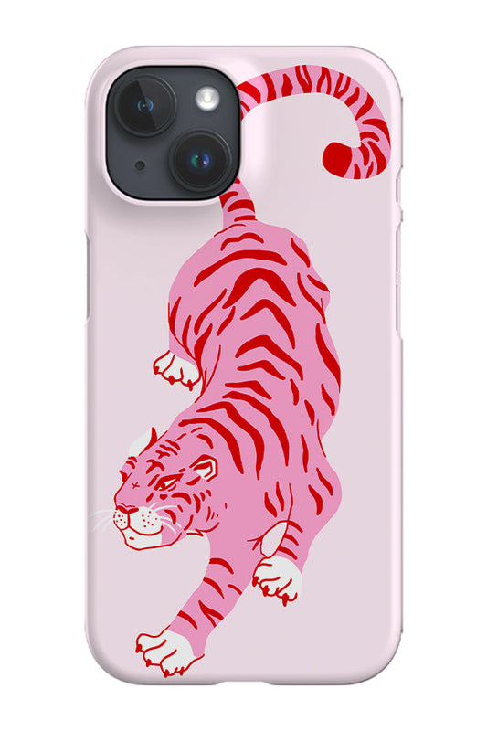RoyalCovers.uk - Large Tiger Phone Case (Pink Red)