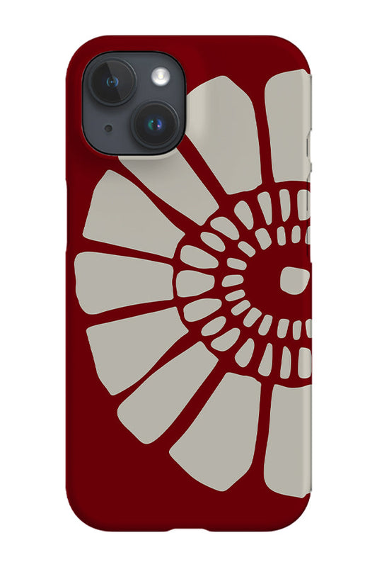 RoyalCovers.uk - Large Flower Placement Phone Case (Red)