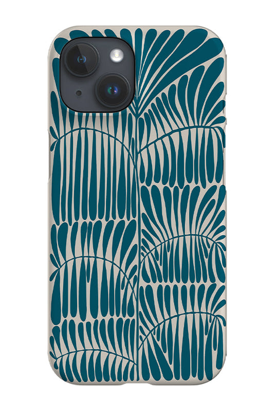 RoyalCovers.uk - Leaves Placement Phone Case (Teal)