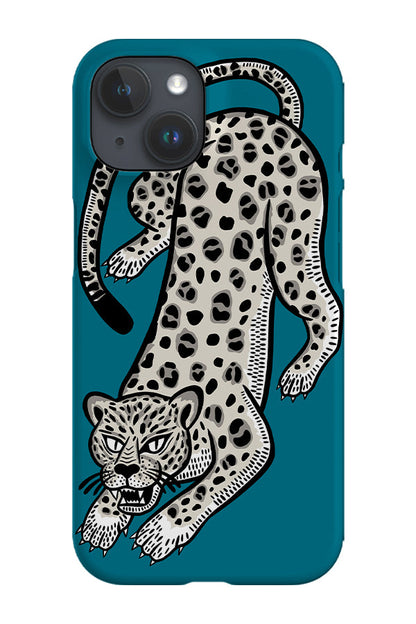 RoyalCovers.uk - Leopard Phone Case (Blue Beige)